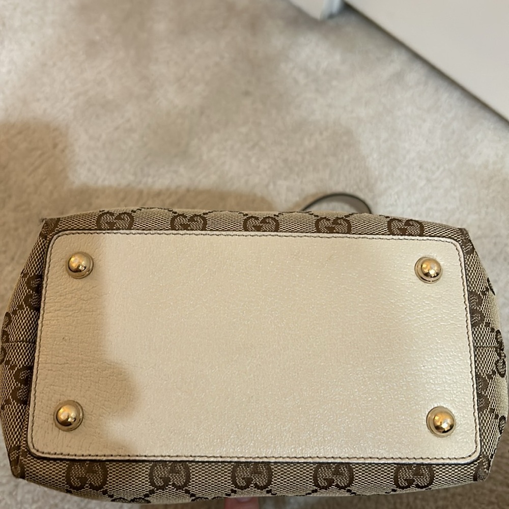 GUCCI GG Monogram Small Eclipse Tote (Oyster/Cream Color) - Great Condition - Picture 9 of 13